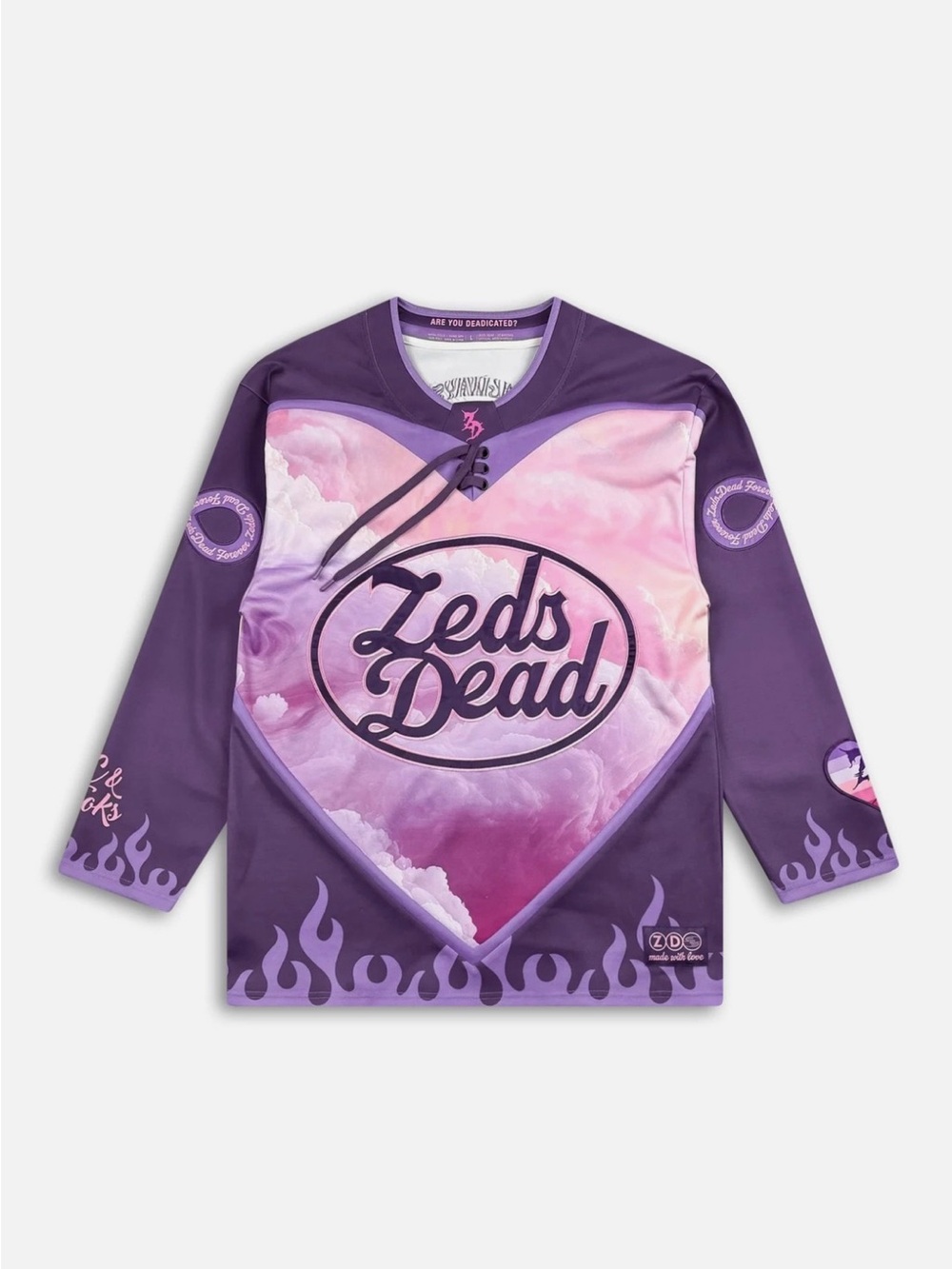 Zeds Dead valentine jersey💗